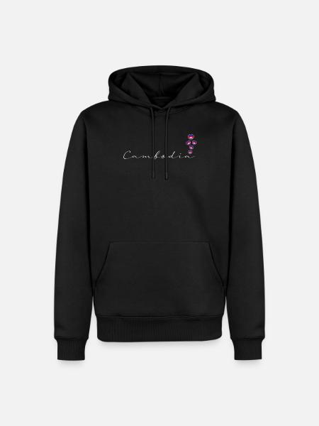 Cambodia - Men’s Premium Organic Hoodie - black