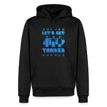 Tauchen scuba diving - Männer Premium Bio Hoodie - Schwarz - Vorne - Nico (187cm)