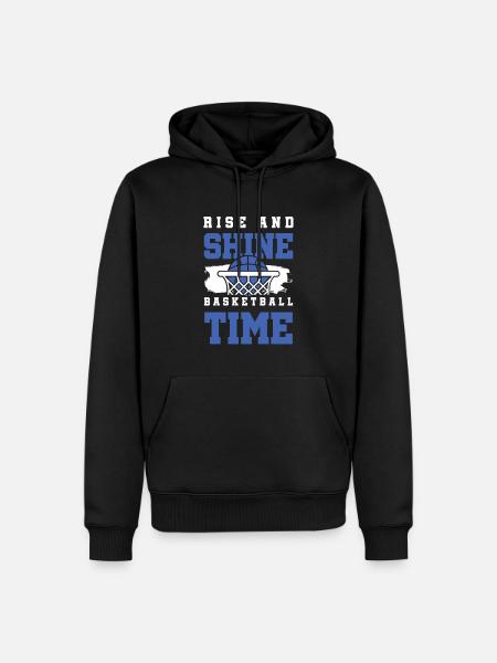 Shine Basketball - Men’s Premium Organic Hoodie - black