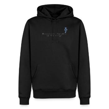 Demokratische Republik Kongo - Männer Premium Bio Hoodie - Schwarz - Vorne - Nico (187cm)