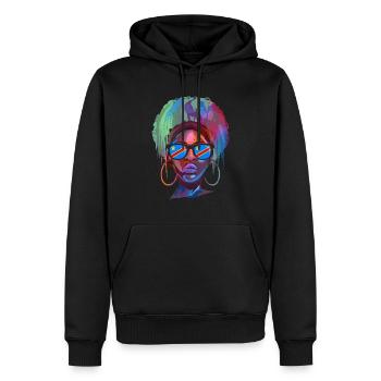 Demokratische Republik Kongo - Männer Premium Bio Hoodie - Schwarz - Vorne - Nico (187cm)