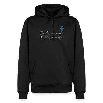 Salomon (Îles) - Sweat à capuche Premium bio Homme - noir - Devant - Nico (187cm)