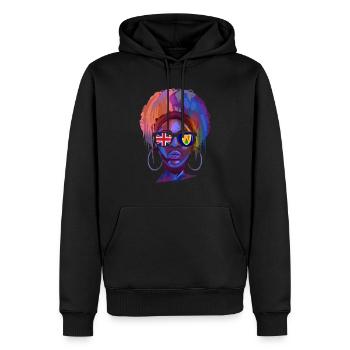 Turks und Caicosinseln - Männer Premium Bio Hoodie - Schwarz - Vorne - Nico (187cm)