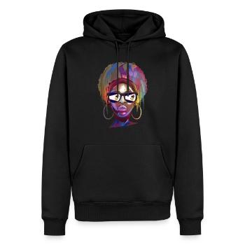 Amerikanisch-Samoa - Männer Premium Bio Hoodie - Schwarz - Vorne - Nico (187cm)