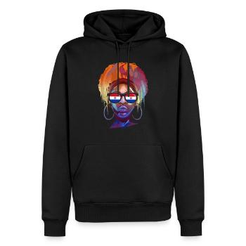 Paraguay - Männer Premium Bio Hoodie - Schwarz - Vorne - Nico (187cm)