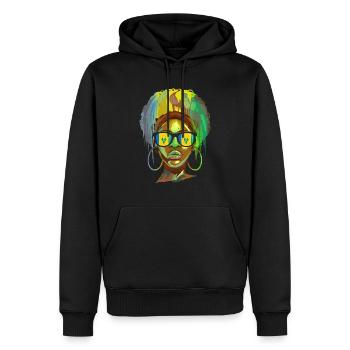 Saint Vincent et les Grenadines - Sweat à capuche Premium bio Homme - noir - Devant - Nico (187cm)