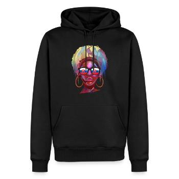 Slowakei - Männer Premium Bio Hoodie - Schwarz - Vorne - Nico (187cm)