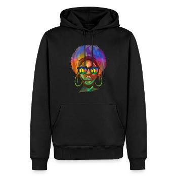 Neukaledonien - Männer Premium Bio Hoodie - Schwarz - Vorne - Nico (187cm)