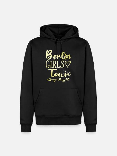 Berlin Girls Tour - Men’s Premium Organic Hoodie - black