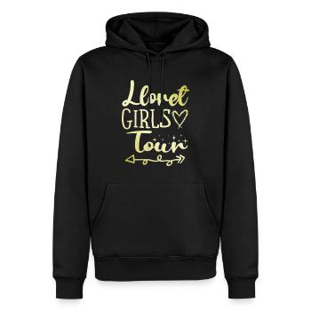 Lloret De Mar Girls Tour - Sweat à capuche Premium bio Homme - noir - Devant - Nico (187cm)
