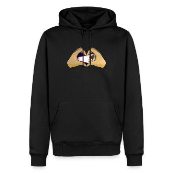Amerikanisch-Samoa - Männer Premium Bio Hoodie - Schwarz - Vorne - Nico (187cm)