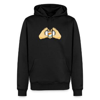Zypern - Männer Premium Bio Hoodie - Schwarz - Vorne - Nico (187cm)