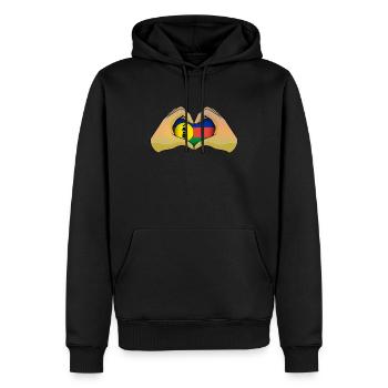 Neukaledonien - Männer Premium Bio Hoodie - Schwarz - Vorne - Nico (187cm)