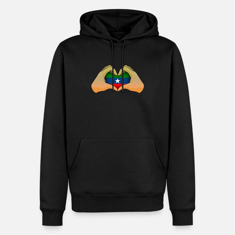 Ogaden - Sweat à capuche Premium bio Homme - noir
