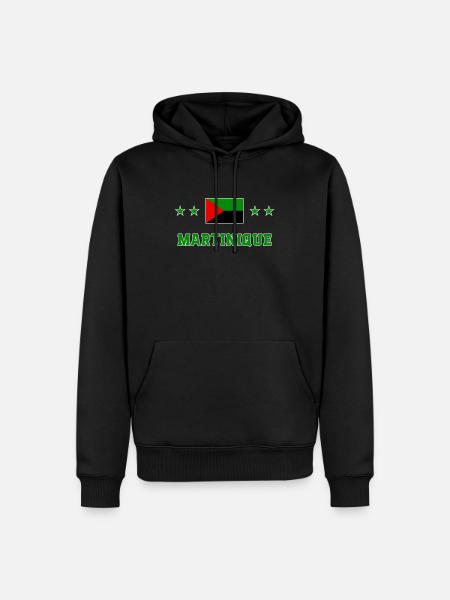 Martinique - Men’s Premium Organic Hoodie - black