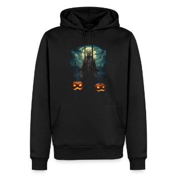Zombie Apocalypse Gruselige Halloween Zombies - Männer Premium Bio Hoodie - Schwarz - Vorne - Nico (187cm)