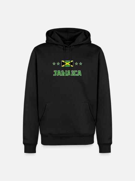 Jamaïque - Sweat à capuche Premium bio Homme - noir