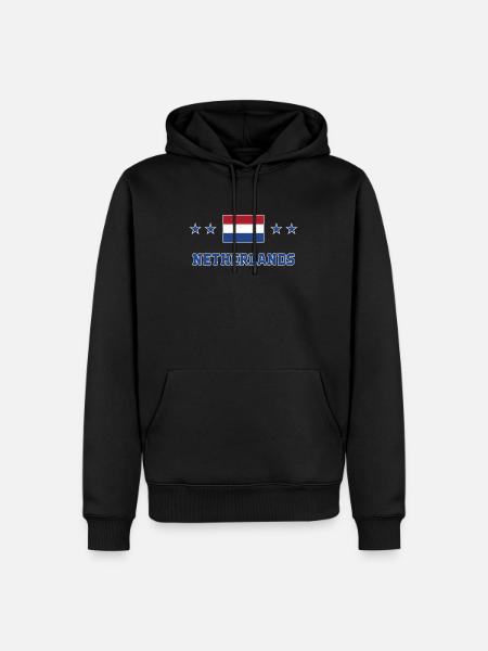 Netherlands - Men’s Premium Organic Hoodie - black