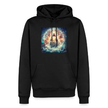 Image 22 - Sweat à capuche Premium bio Homme - noir - Devant - Nico (187cm)