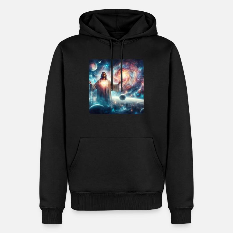 Image 24 - Sweat à capuche Premium bio Homme - noir