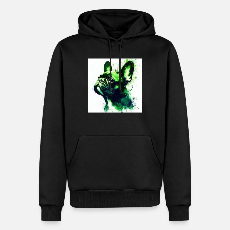 Bully Love - Männer Premium Bio Hoodie - Schwarz