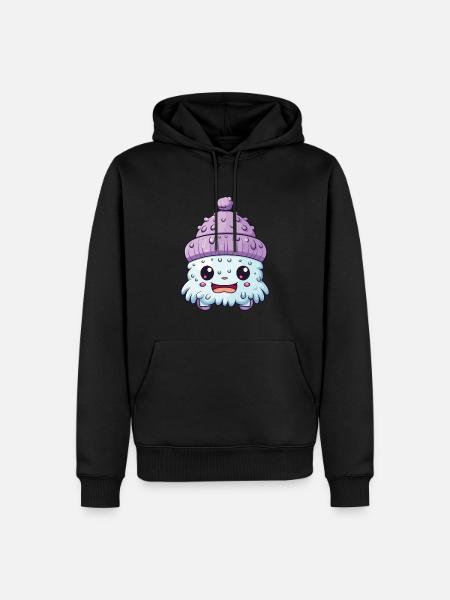 Winter Eskimo Comic Winterlich - Men’s Premium Organic Hoodie - black