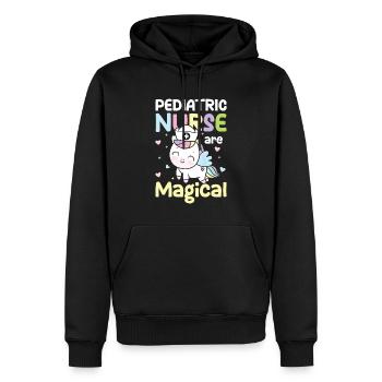 Pediatric Nurse Are Magical - Männer Premium Bio Hoodie - Schwarz - Vorne - Nico (187cm)