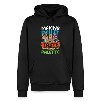 Making Paint Without Taste Artist Without Palette - Männer Premium Bio Hoodie - Schwarz - Vorne - Nico (187cm)