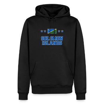 Salomon (Îles) - Sweat à capuche Premium bio Homme - noir - Devant - Nico (187cm)