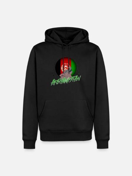 Afghanistan - Men’s Premium Organic Hoodie - black