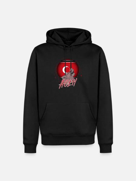 Aceh - Men’s Premium Organic Hoodie - black