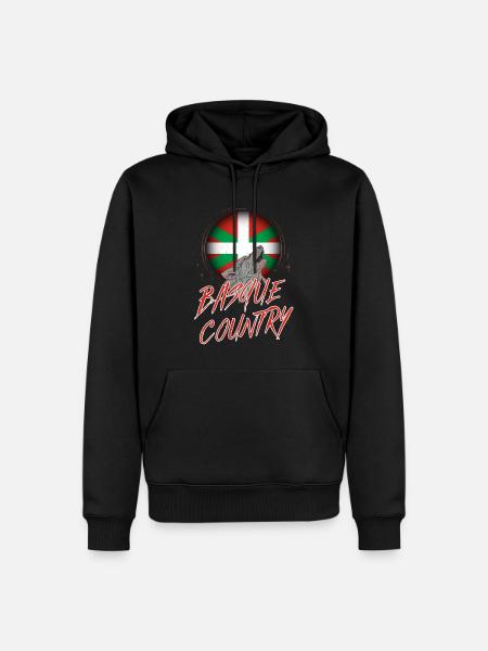 Basque Country - Men’s Premium Organic Hoodie - black
