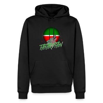 Tatarstan - Männer Premium Bio Hoodie - Schwarz - Vorne - Nico (187cm)