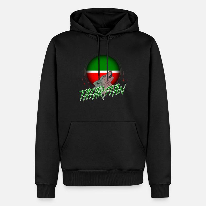 Tatarstan - Männer Premium Bio Hoodie - Schwarz