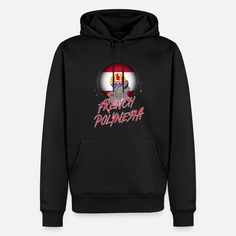 Französisch-Polynesien - Männer Premium Bio Hoodie - Schwarz