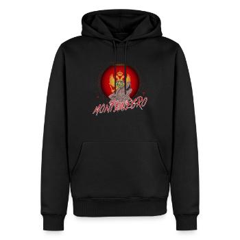 Montenegro - Männer Premium Bio Hoodie - Schwarz - Vorne - Nico (187cm)