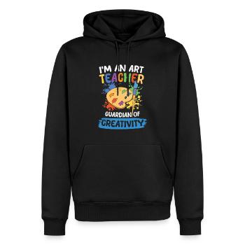 I'm An Art Teacher Guardian Of Creativity - Männer Premium Bio Hoodie - Schwarz - Vorne - Nico (187cm)