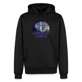 Amerikanisch-Samoa - Männer Premium Bio Hoodie - Schwarz - Vorne - Nico (187cm)