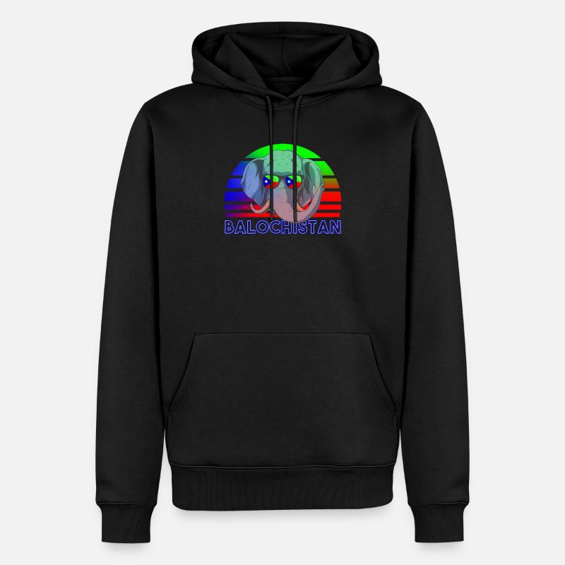 Baloutchistan - Sweat à capuche Premium bio Homme - noir