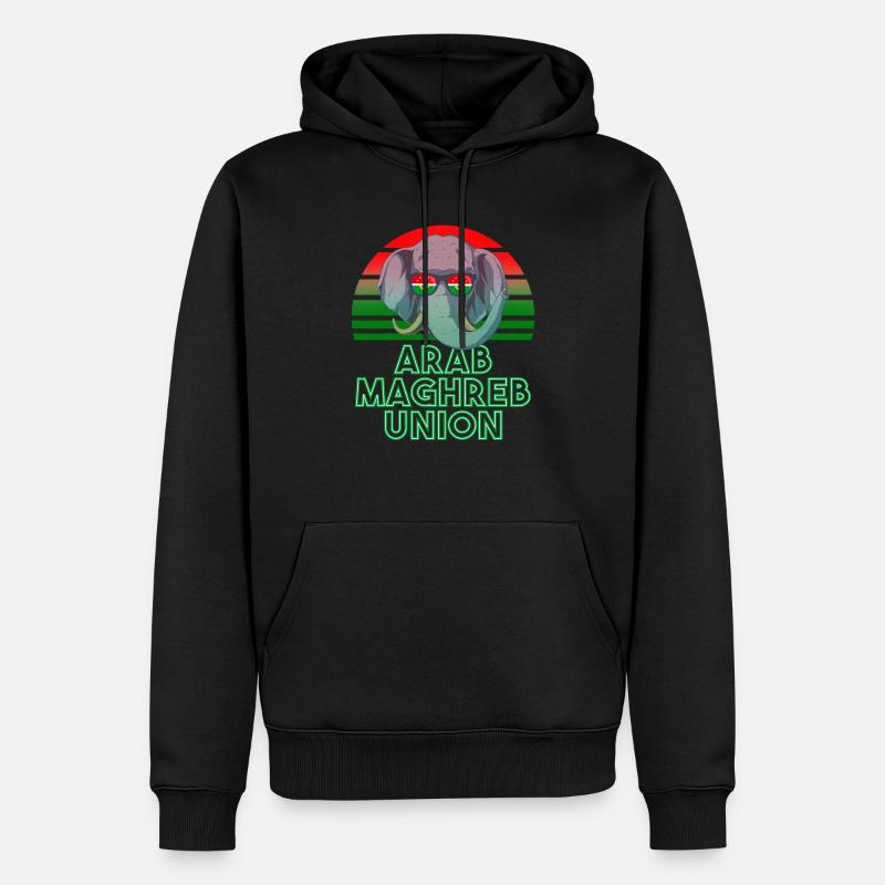 Union du Maghreb arabe - Sweat à capuche Premium bio Homme - noir
