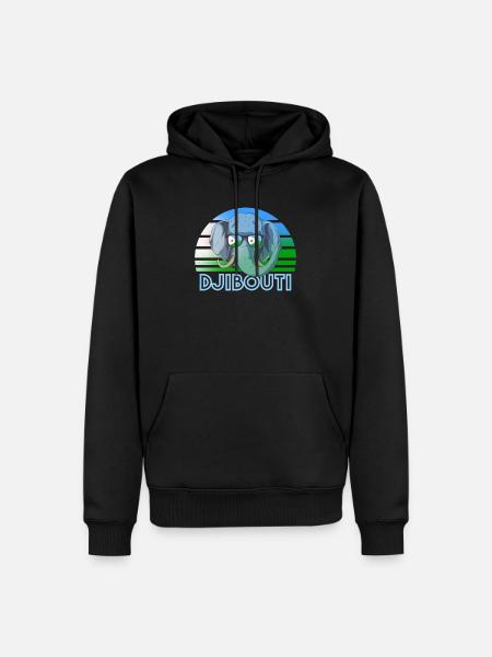 Djibouti - Men’s Premium Organic Hoodie - black