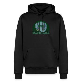 Mauretanien - Männer Premium Bio Hoodie - Schwarz - Vorne - Nico (187cm)