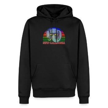 Neukaledonien - Männer Premium Bio Hoodie - Schwarz - Vorne - Nico (187cm)