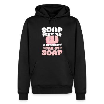 Soap Perstar Soap A Celebrity Bar Of Soap - Männer Premium Bio Hoodie - Schwarz - Vorne - Nico (187cm)