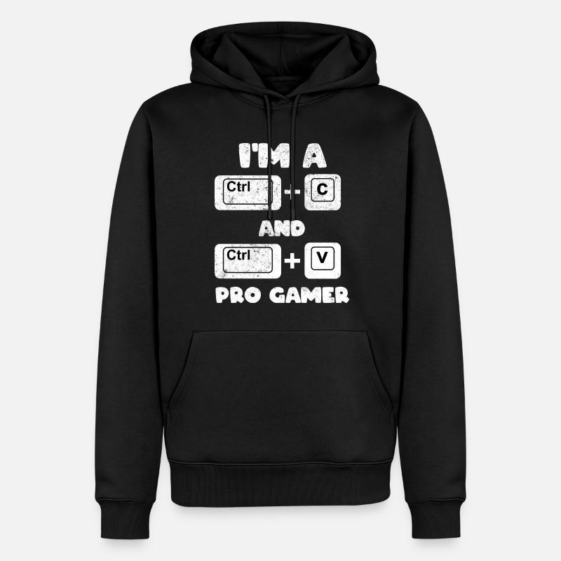 Lustiger Programmierer Web-Entwickler - Männer Premium Bio Hoodie - Schwarz