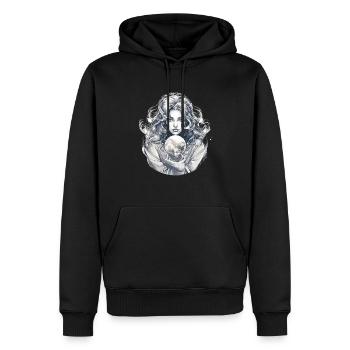 Mystikerin Wahrsagerin Magische Kristallkugel - Männer Premium Bio Hoodie - Schwarz - Vorne - Nico (187cm)