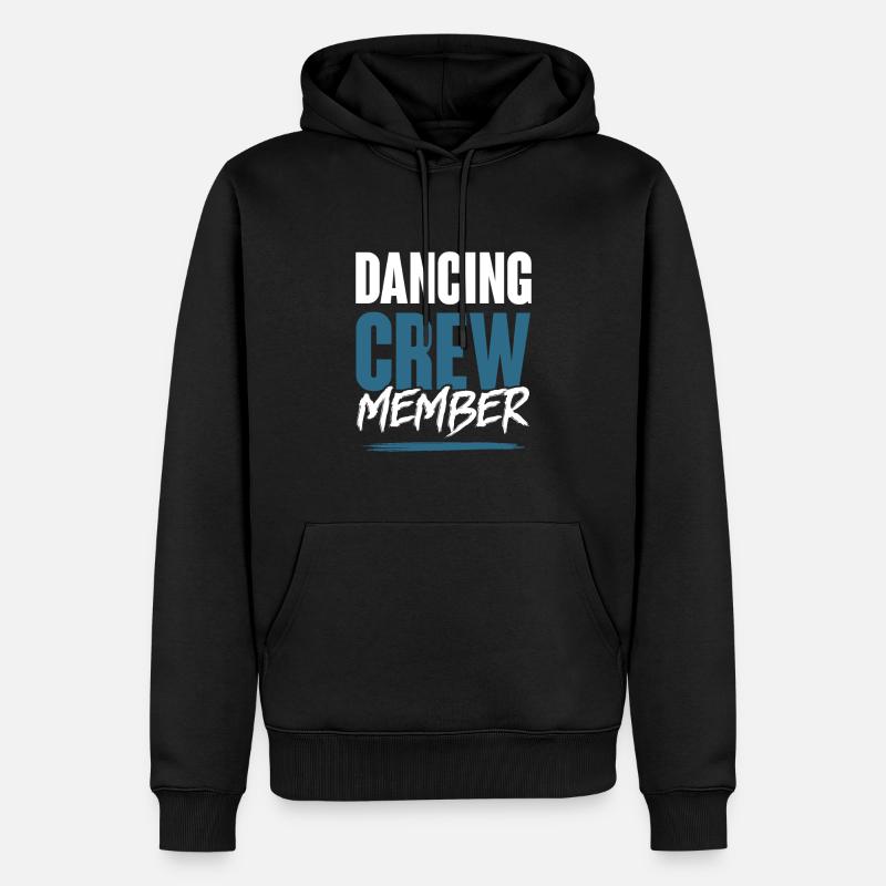 Équipe de danse - Sweat à capuche Premium bio Homme - noir