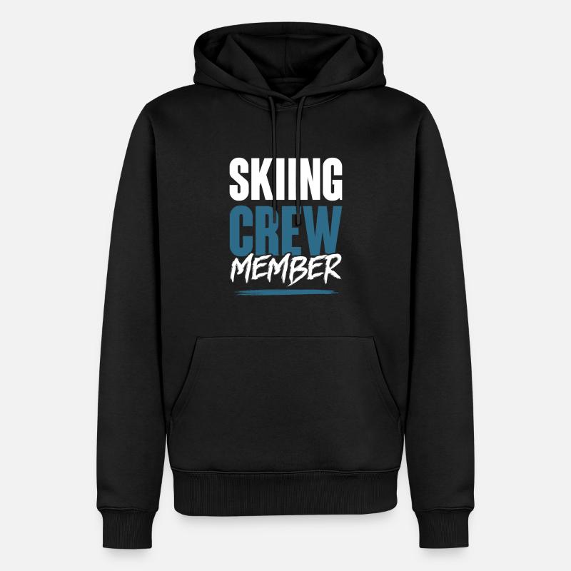 Équipe de ski - Sweat à capuche Premium bio Homme - noir