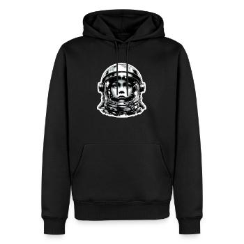 Weltraum-Junge - Männer Premium Bio Hoodie - Schwarz - Vorne - Nico (187cm)