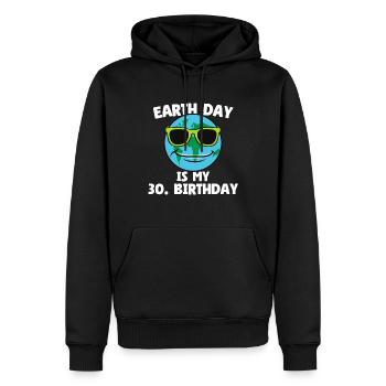 Earth Day Is My 30. Birthday - 30. Geburtstag 1994 - Männer Premium Bio Hoodie - Schwarz - Vorne - Nico (187cm)
